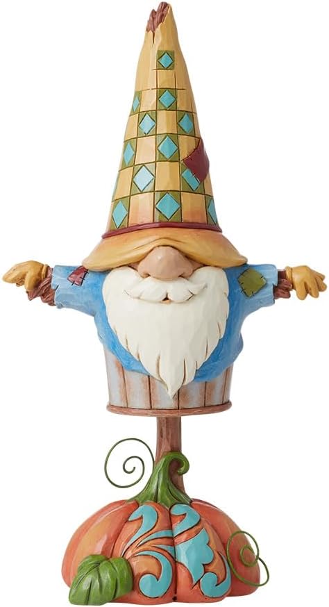Enesco Jim Shore Heartwood Creek Four Seasons Harvest Scarecrow Gnome