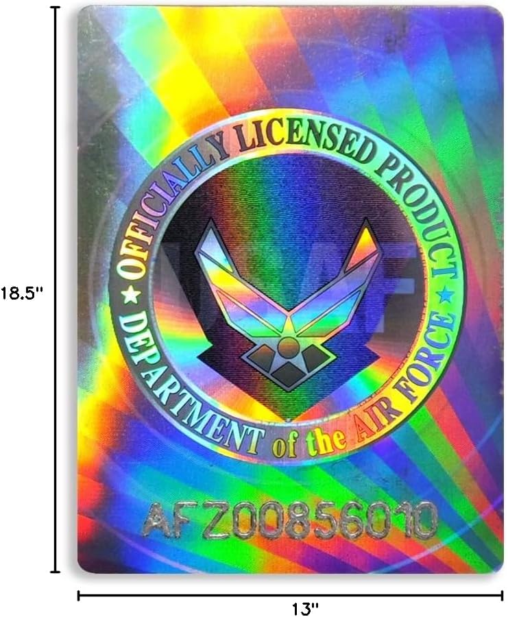US Air Force Veteran Garden Flag - 2pcs Pack Armed Forces USAF United State American Military Retire Official - House Decoration Banner Small Yard Gift Double-Sided Made in USA 13 X 18.5