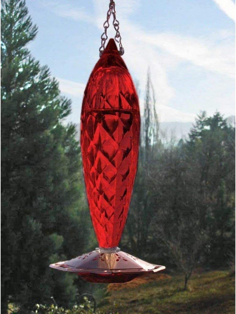 Schrodt CSH-F-R Crystal Spiral Hummingbird Feeder