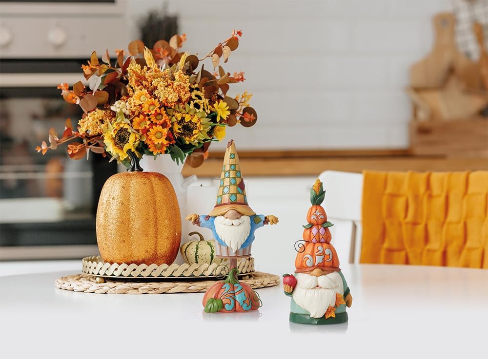 Enesco Jim Shore Heartwood Creek Four Seasons Harvest Scarecrow Gnome