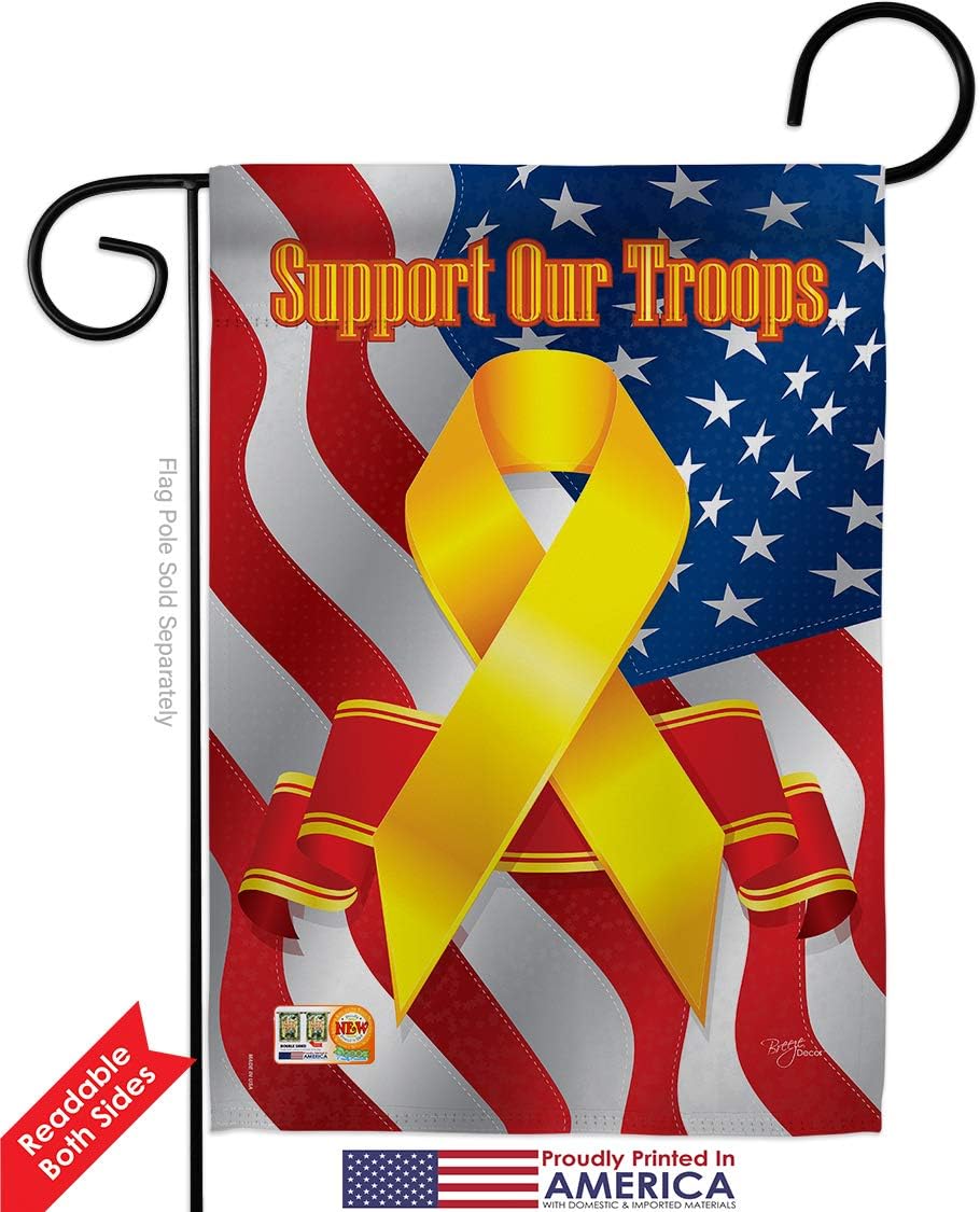 U.S. Army Burlap Garden Flag - Pack Armed Forces Rangers United State American Military Veteran Retire Official Support Our Troops - House Banner Small Yard Gift Double-Sided Imported 13 X 18.5