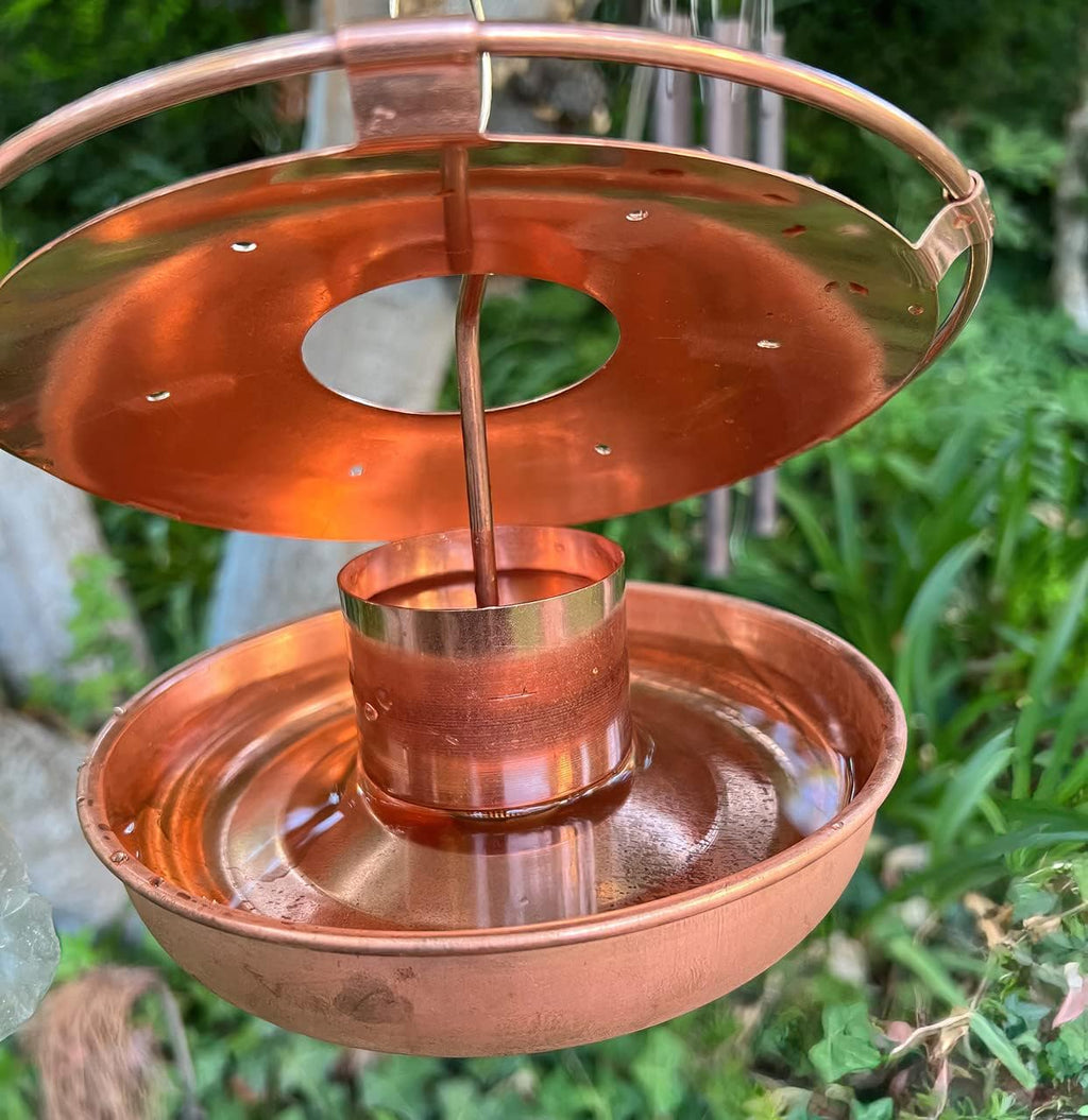 Pure Copper Hummingbird Feeder