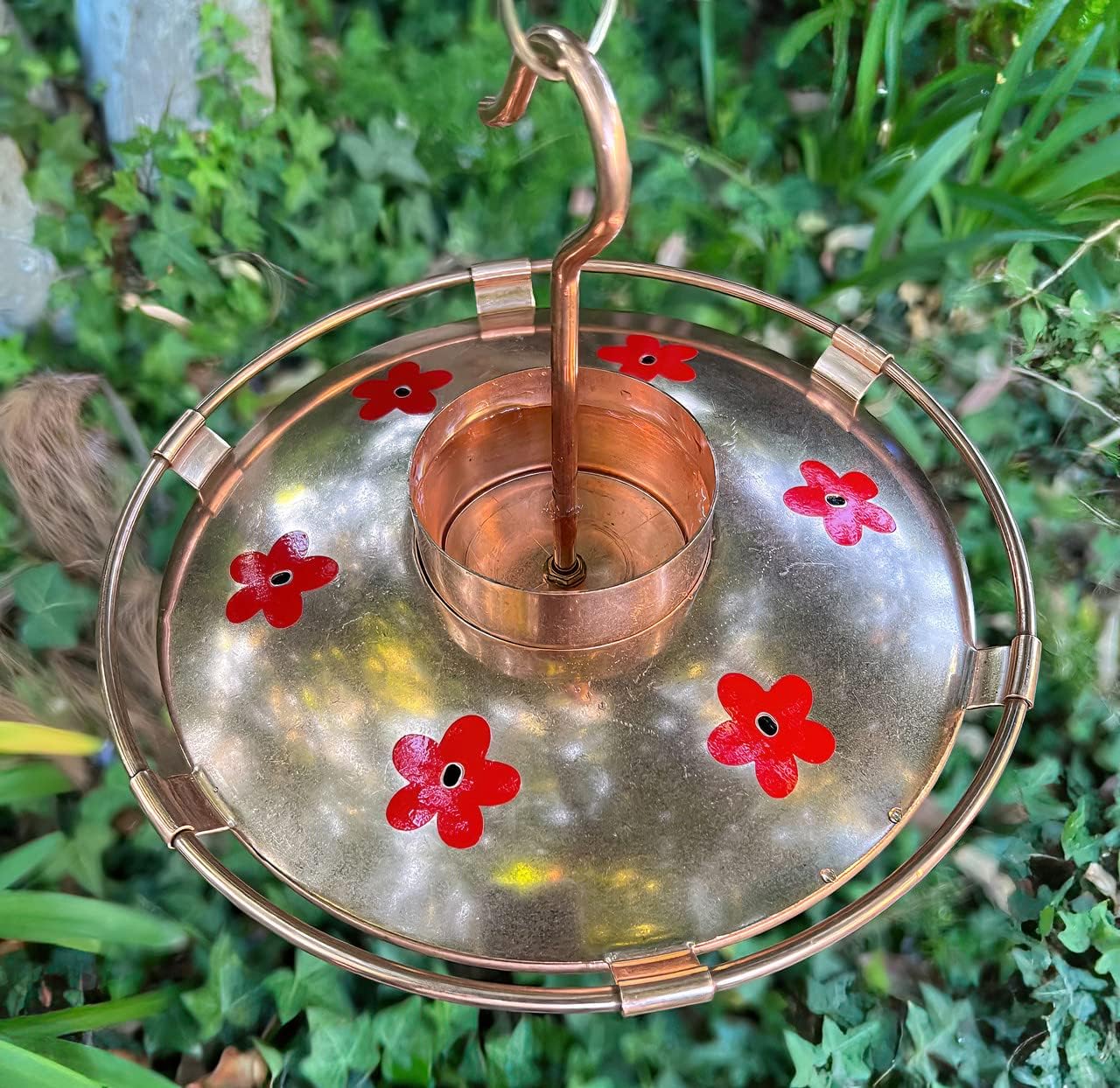 Pure Copper Hummingbird Feeder