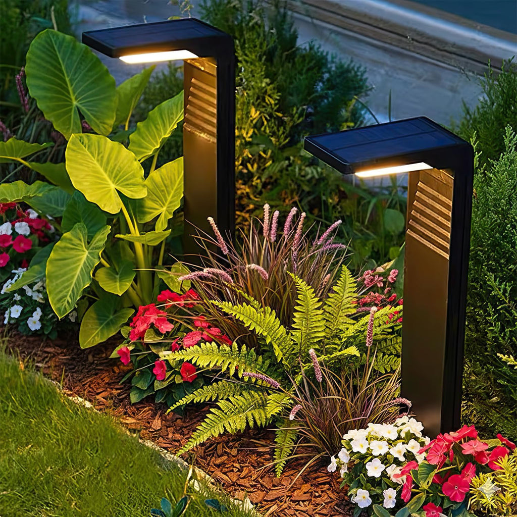 6 Pack Solar Pathway Lights, Dual Warm & Cool White Waterproof Garden Landscape Lights